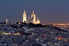 The striking white dome of the Basilica of Sacre Coeur is a Paris landmark.