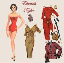 My Elizabeth Taylor and Debbie Reynolds paper dolls provided hours of fun fighting over Eddie Fisher.